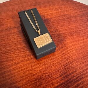 Vitaly x Bully Gold Tone Stainless Steel Pendant and Chain